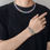 Thumbnail: 12mm Iced Out Golden Cuban Link Chain Bracelet for Men Women  Neon Colorful Gree