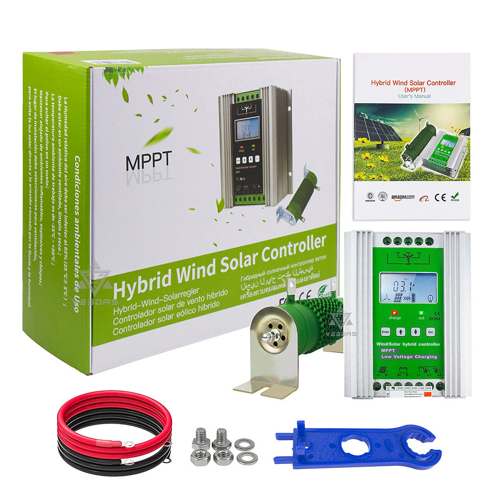 Miniaturebillede:  Hybrid Wind Solar Charge Booster Controller Regulator Wind Turbine Solar
