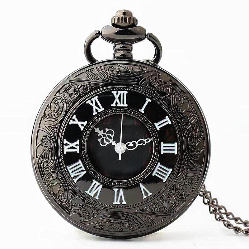 Thumbnail: Roman Numeral Retro Watch Pocket Watch