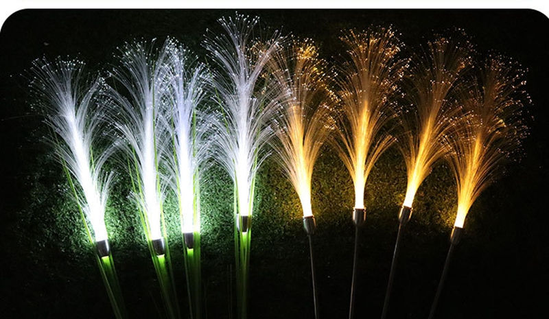 Thumbnail: Solar Bulrush Optical Fiber Light Outdoor Waterproof Solar Powered Garden Lawn L
