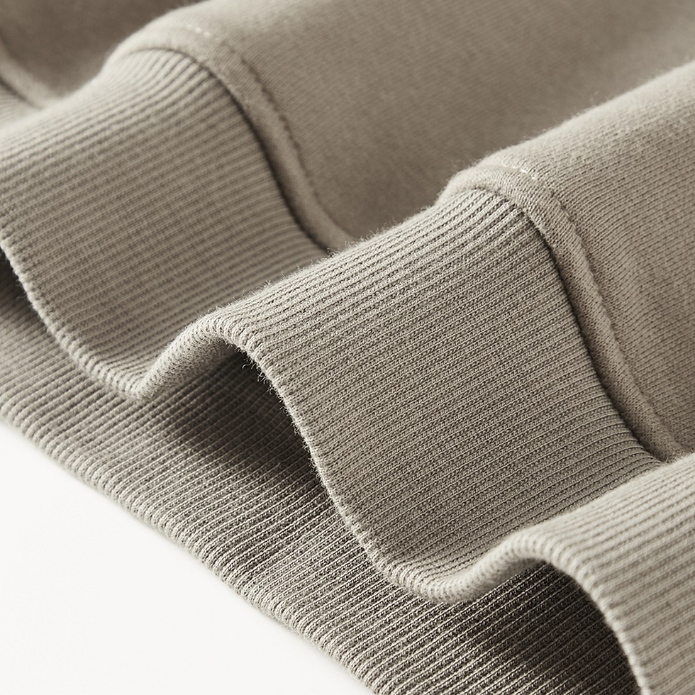 Thumbnail: High Neck Insulated FOG Solid Color Fleece Hoodie - 385 GSM