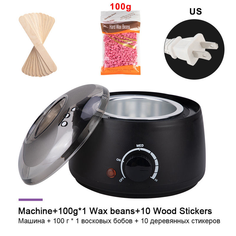 Miniaturbild: Hair Removal Wax-melt Machine Heater 200ml Wax Beans Wood 
