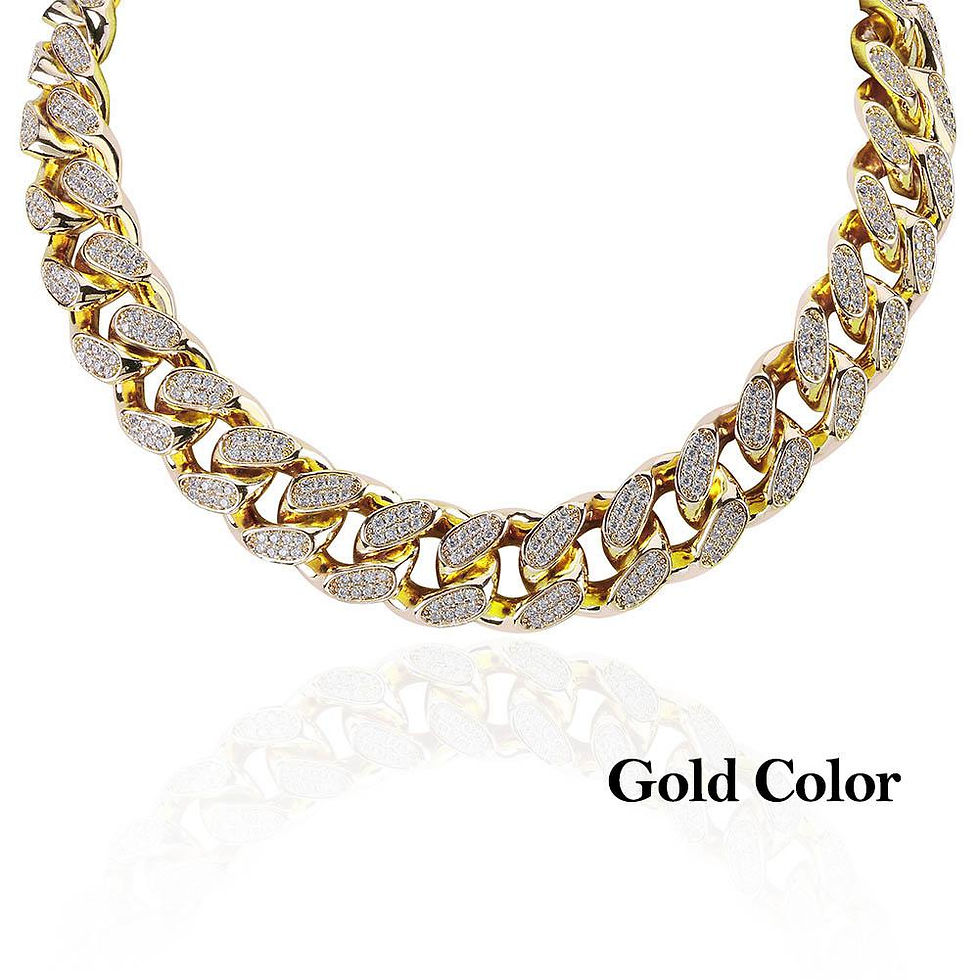 Thumbnail: TOPGRILLZ 16 Inch-30 inch Men's 20mm Heavy Iced Out Zircon Miami Cuban Link 
