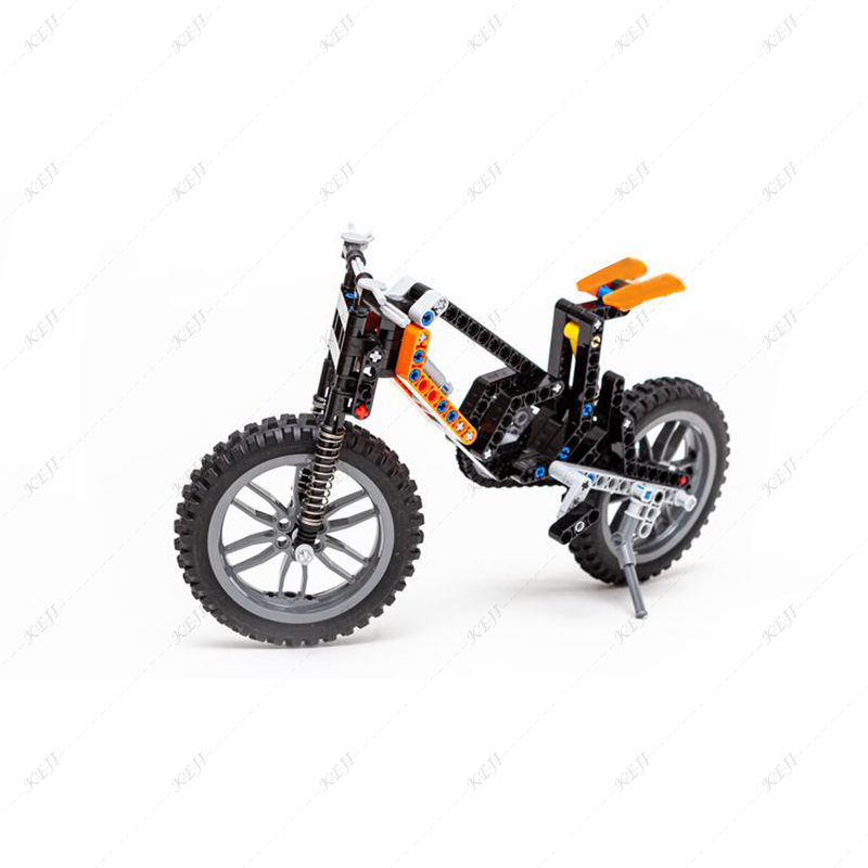 Thumbnail: KEJI MOC Downhill Mountain Bike Riding Off Road Full Suspension Model Building B