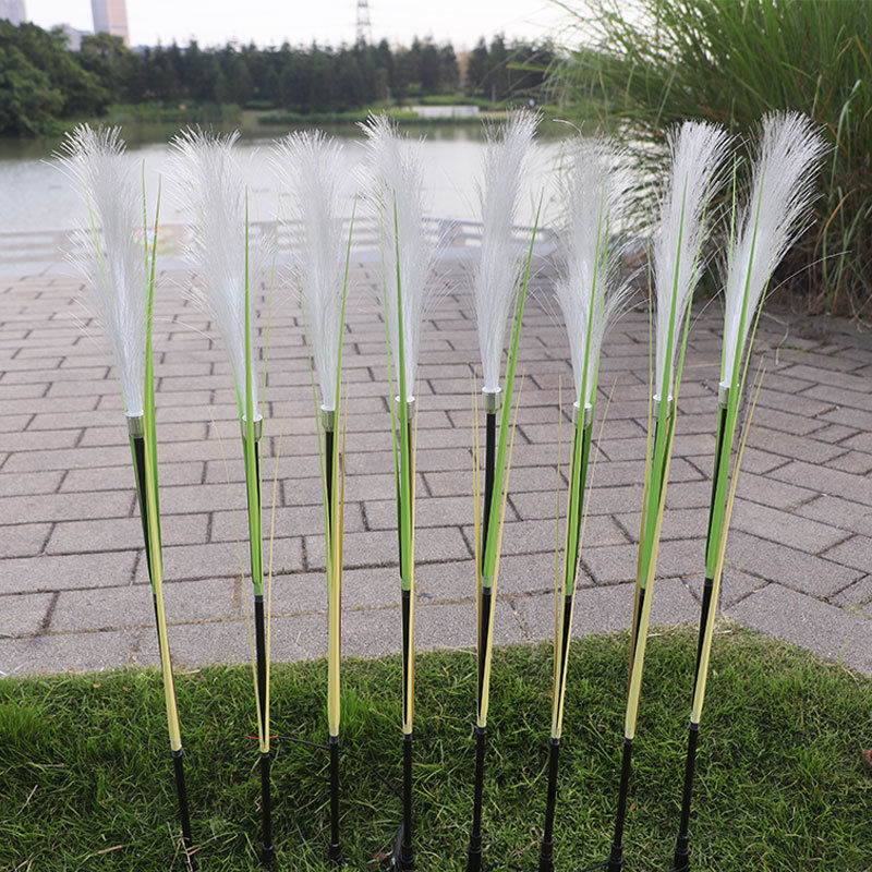 Thumbnail: Solar Bulrush Optical Fiber Light Outdoor Waterproof Solar Powered Garden Lawn L