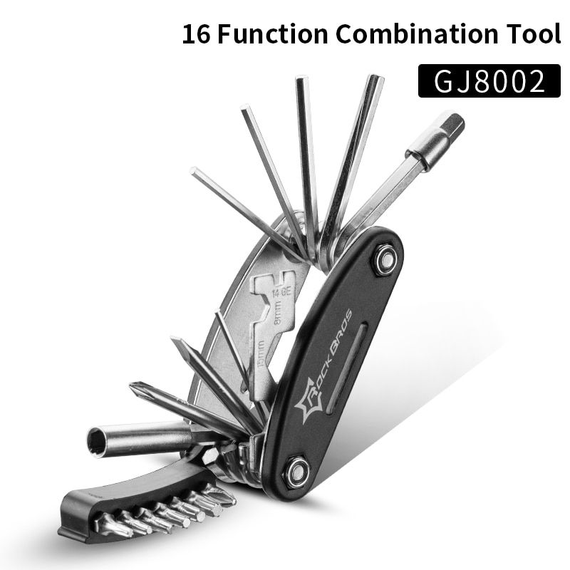Thumbnail: ROCKBROS 16 in 1 Bicycle Tools Sets Mountain Bike Bicycle Multi Repair Tool Kit 