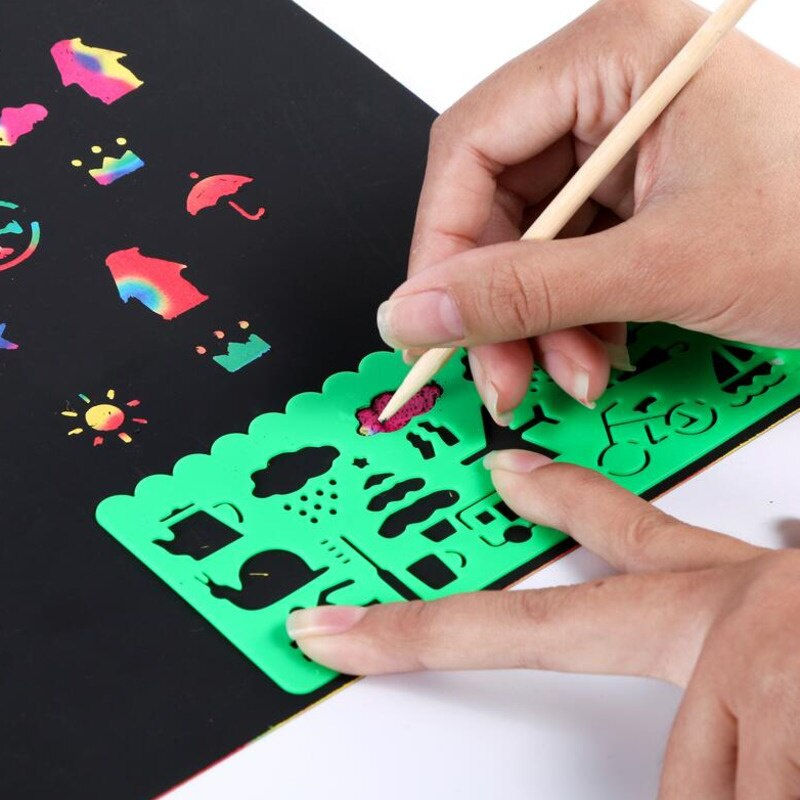 Thumbnail: Magic Rainbow Color Scratch Art Paper