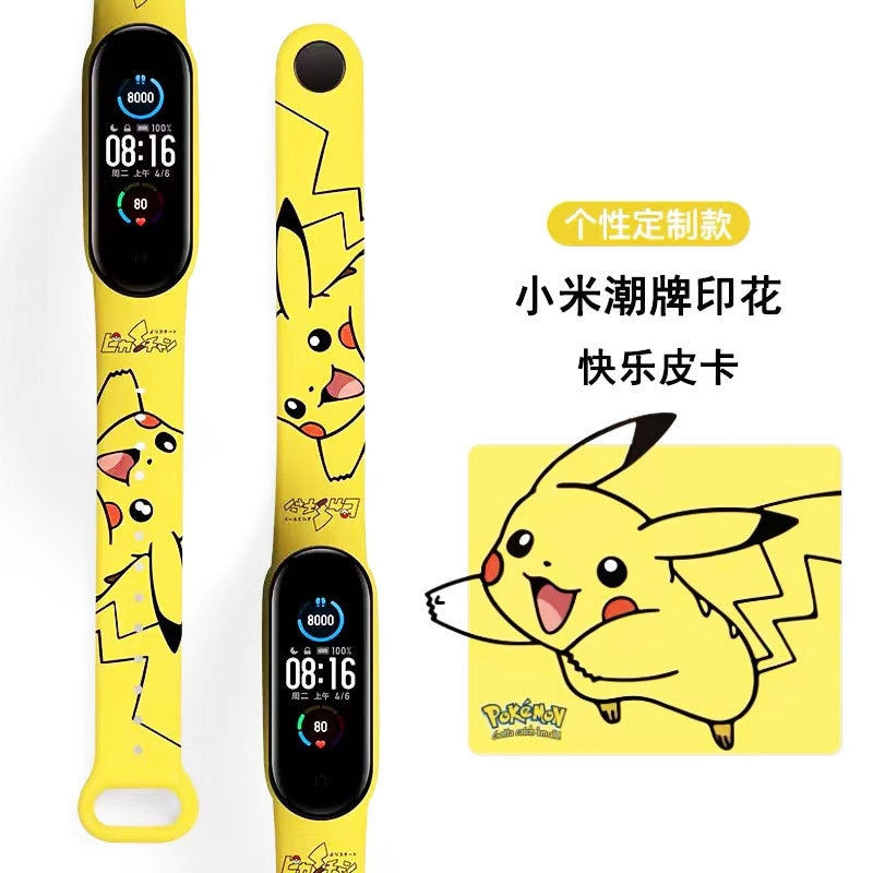 Miniatura: Pokemon Pikachu Cartoon Digital Wristwatch Waterproof 