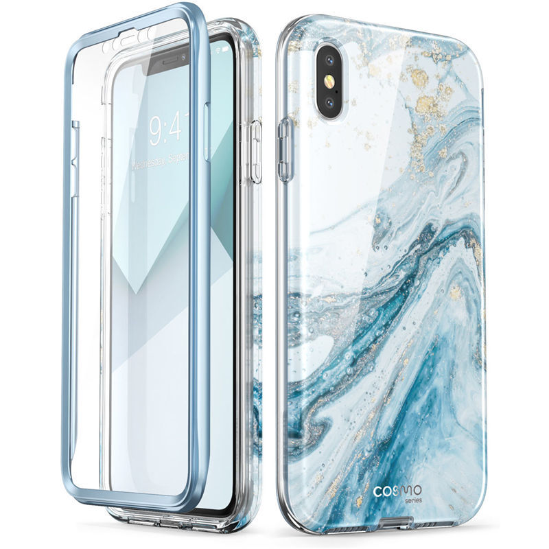 Thumbnail: iPhone X Xs Case 5.8 inch I-BLASON Cosmo Series Full-Body Shinning Glitter 