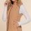 Thumbnail: Suede Piping Quilted Padding Vest