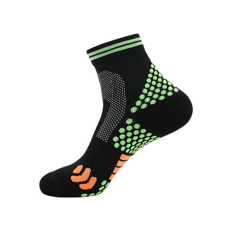Thumbnail: Men's Professional Sports Towel Bottom Compression Cycling Socks