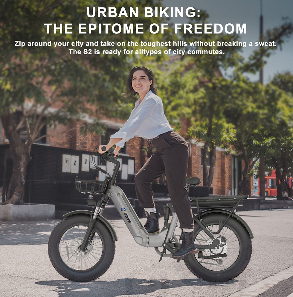 Thumbnail: Electric City E Bike 1000w 48v15ah 30ah Fat Tire Folding 20inch Electric Bicycle