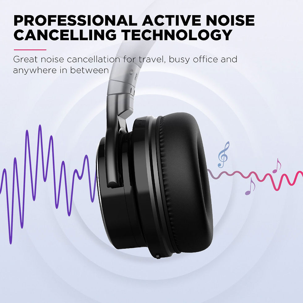 Thumbnail: Cowin E7Pro[Upgraded] Active Noise Cancelling Bluetooth Headphones Wireless 