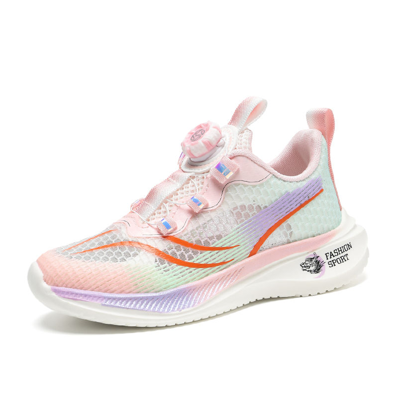 縮圖：Boys' Shoes 2024 New rotating button summer elementary school running mesh for B