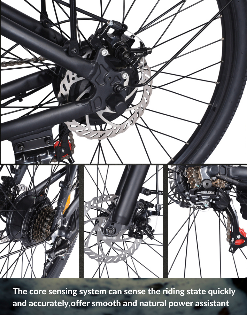 Thumbnail: 26inch Moped Pedal E Bike City Electric Bike Road Legal 36V 350W 10ah 25kmh Elec