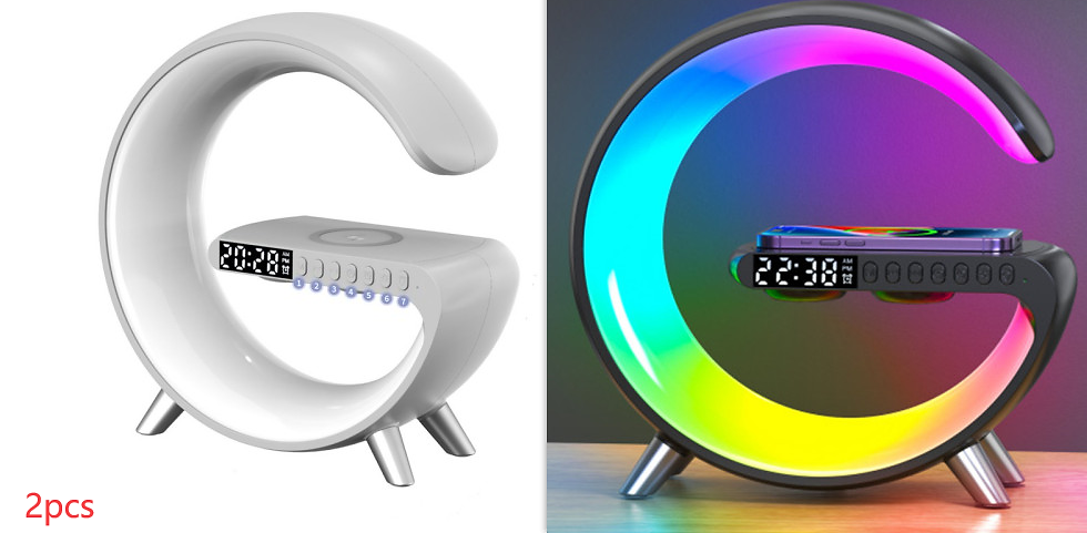 Thumbnail: 2023 New Intelligent LED Lamp Bluetooth Speake Wireless Charger Atmosphere