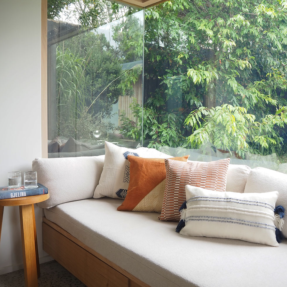 Thumbnail: Kasubi Cushion Ochre