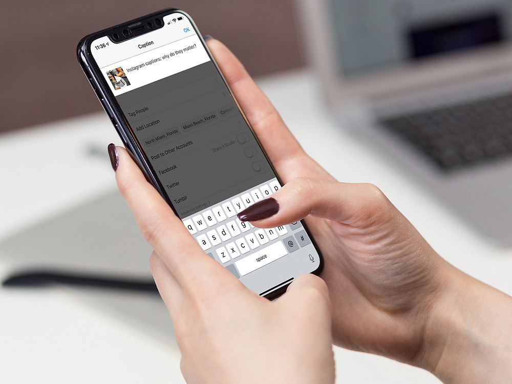 how to write Instagram captions