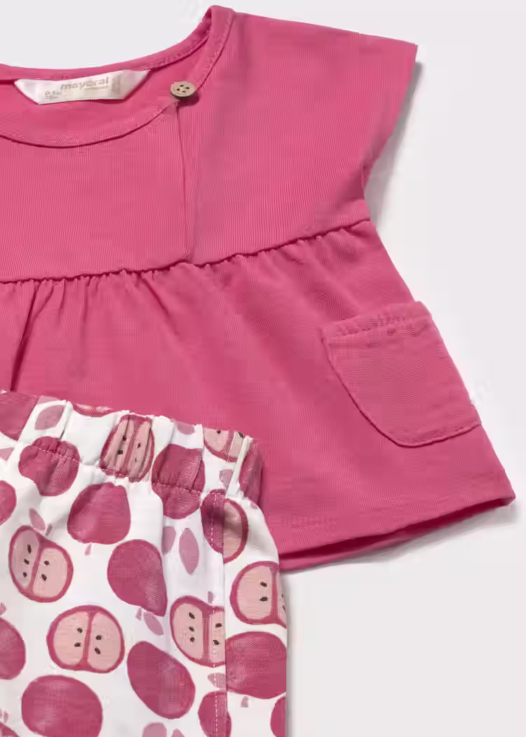 Miniatura: Detalle Conjunto Short Frutas Fucsia