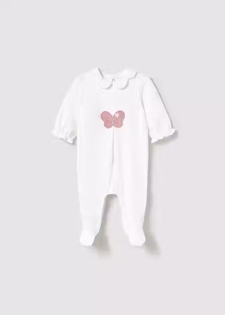 Miniatura: Frontal Pijama Mariposa Blanco
