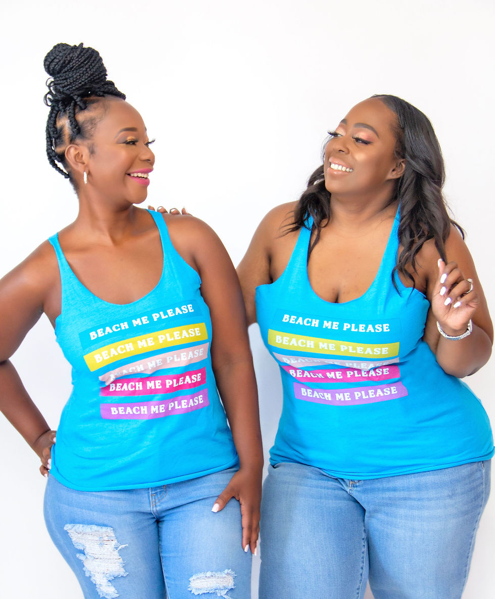 Thumbnail: “Beach Me Please” Women’s Racerback Tank