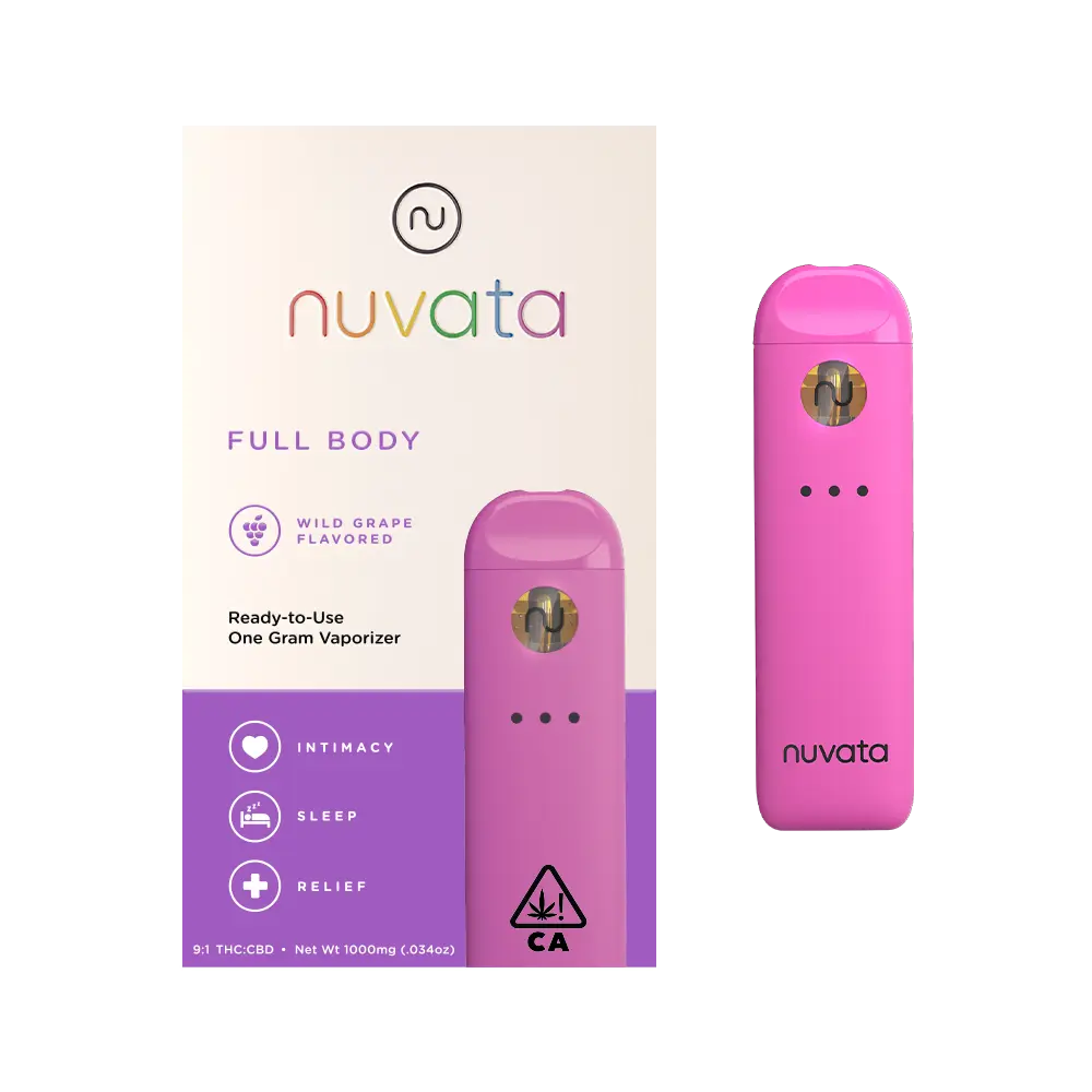AIO Vape 1G - Full Body - 9:1 THC:CBD Wild Grape