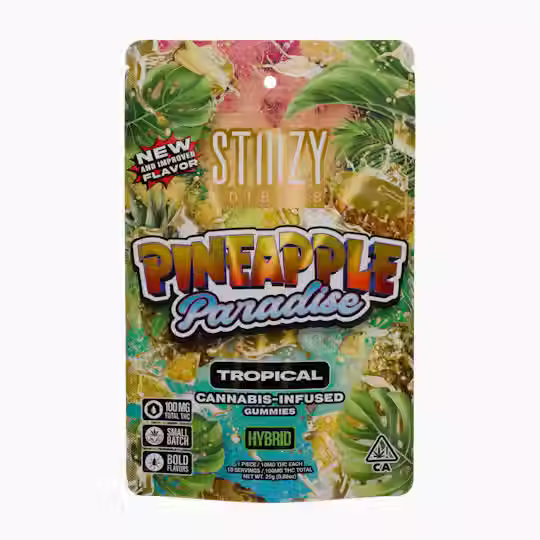 STIIIZY - PINEAPPLE PARADISE - Gummies 100mg THC Edibles