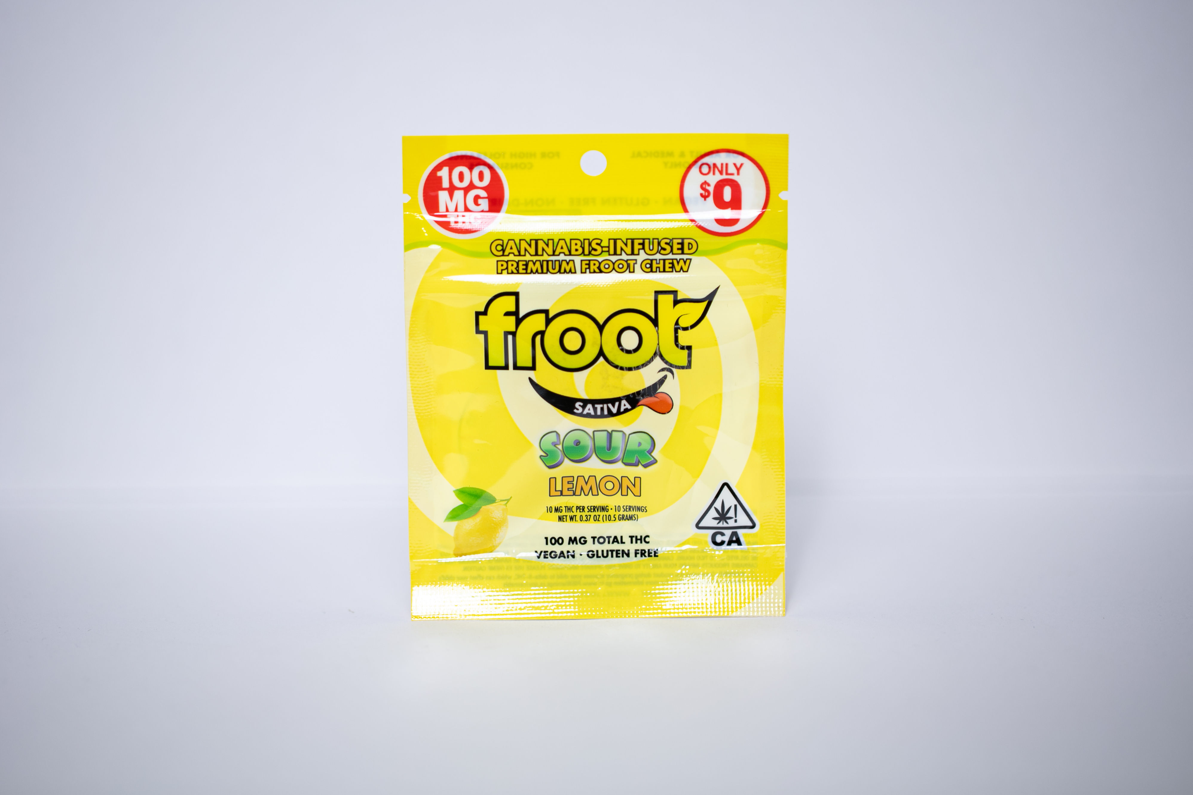 Froot - Sour Gummy - Lemon 100mg
