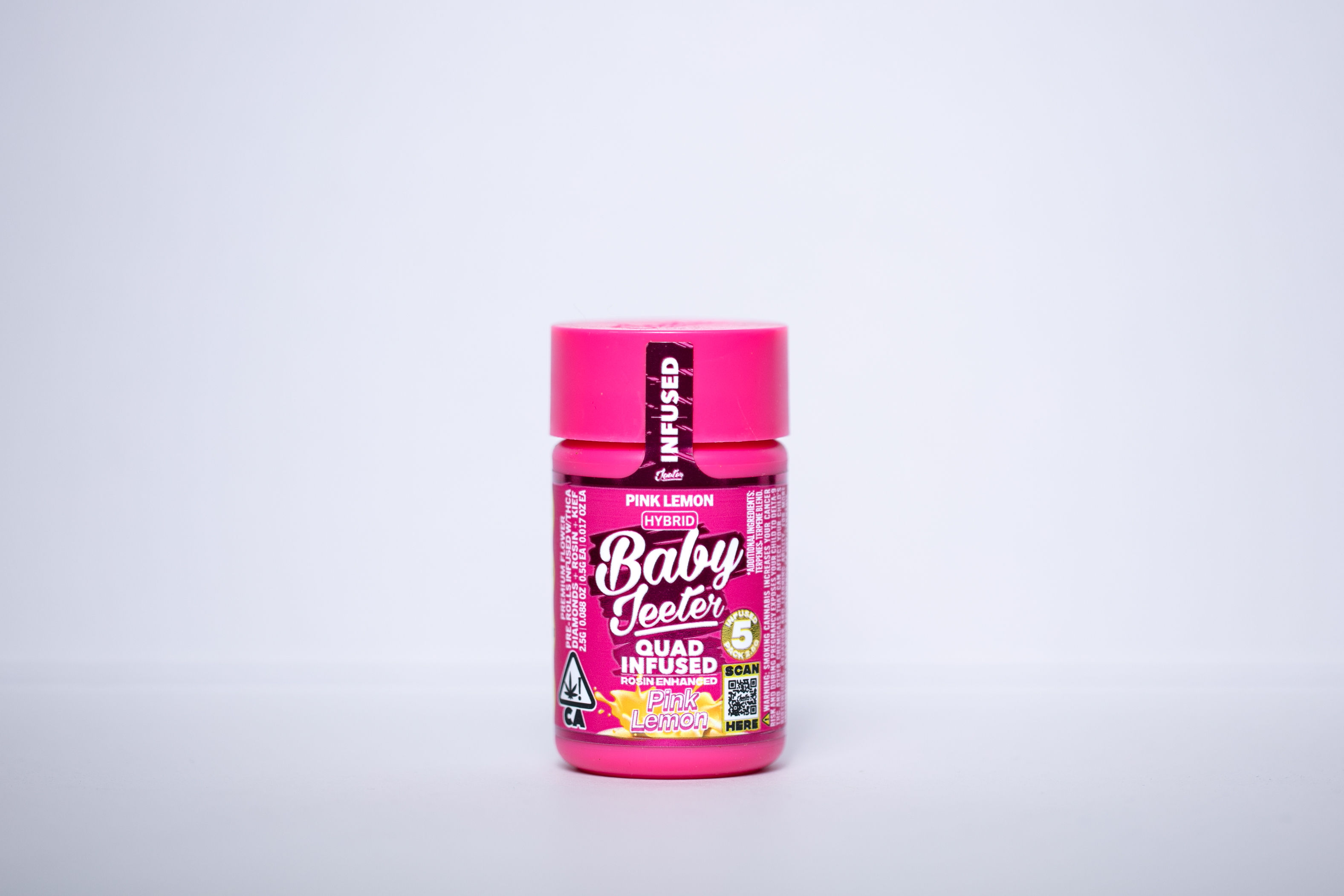 Jeeter - Baby Infused Pre-Roll 5pk - Pink Lemon 2.5g