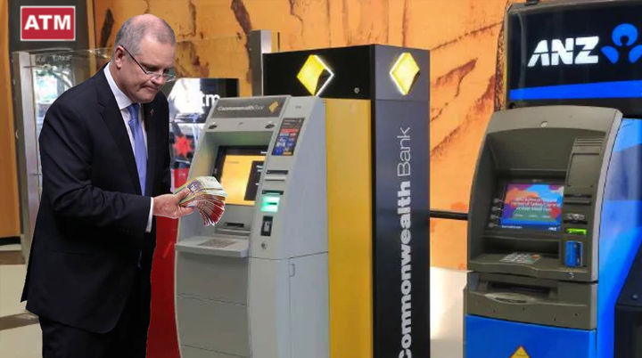 Scott Morrison Begins Withdrawing His Life Savings From The Bank