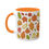 Thumbnail: Autumn Leaves and Pumpkin Mug - 11oz