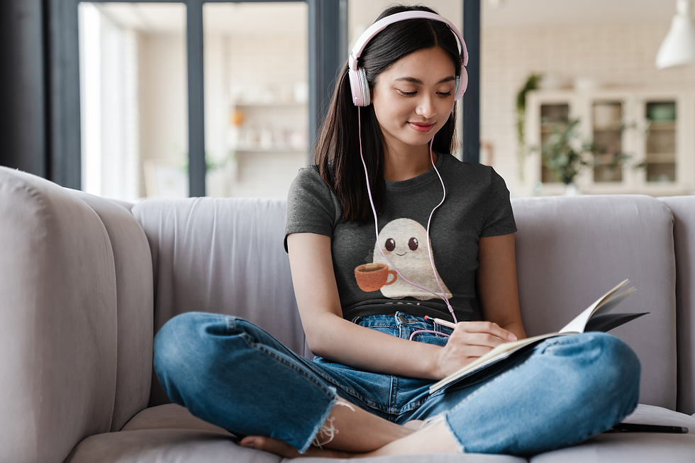 Thumbnail: Cozy Ghost Jersey Short Sleeve Tee