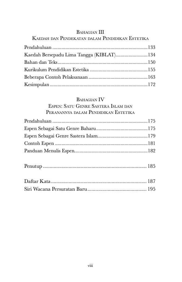 Thumbnail: Pendidikan Estetika Daripada Pendekatan Tauhid, Edisi Kedua