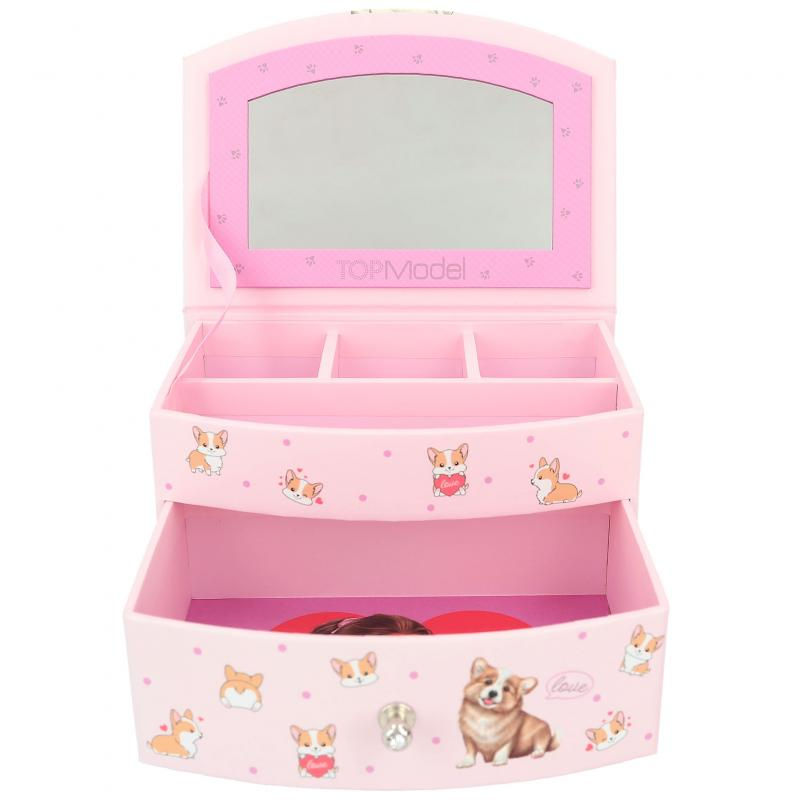 Miniatură: Cutie de bijuterii mica Corgi Top Model
