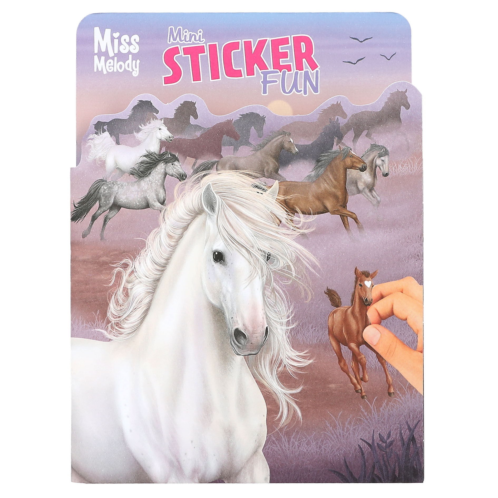 Carte Mini cu Stickere Fun Miss Melody
