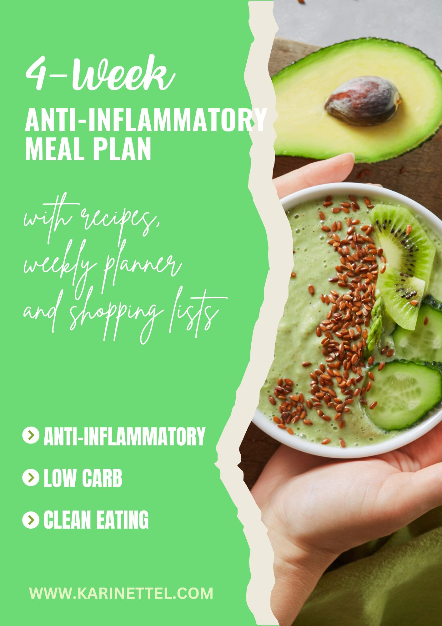4 WEEK ANTI-INFLAMMATORY MEAL PLAN