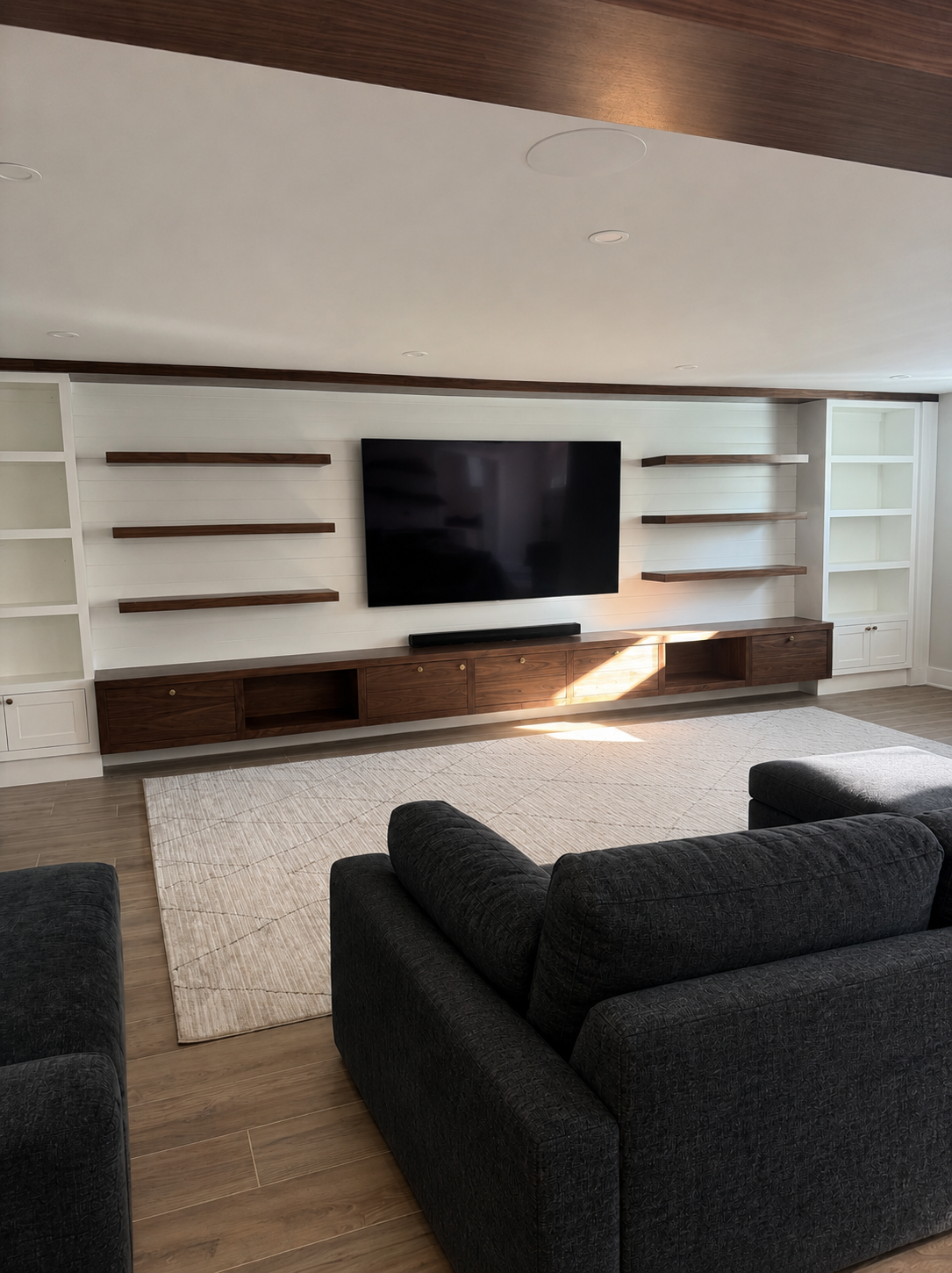 Custom living room renovation in Westchester County NY by House Architecture & Construction