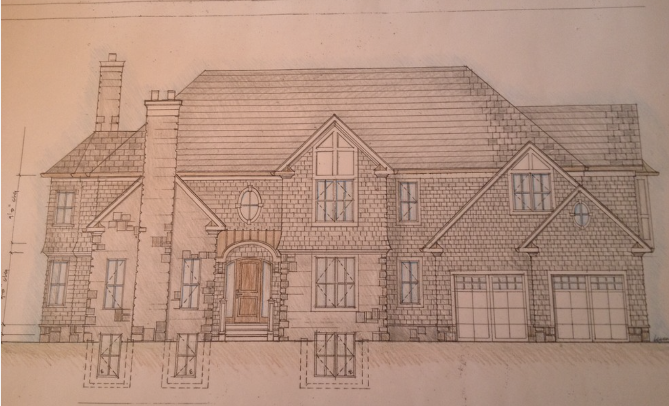 Home architecture and construction drawings for Westchester NY project