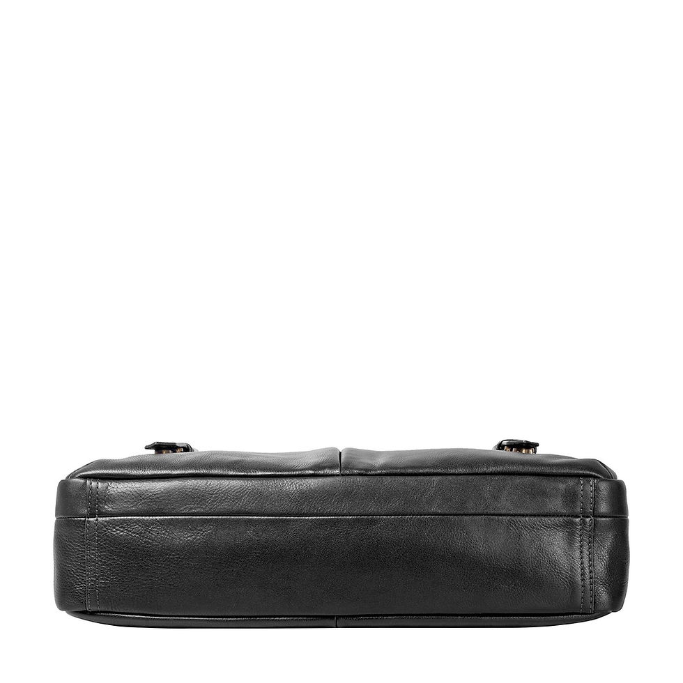 Thumbnail: Hawkins Leather 15" Laptop Compatible Briefcase Work Bag