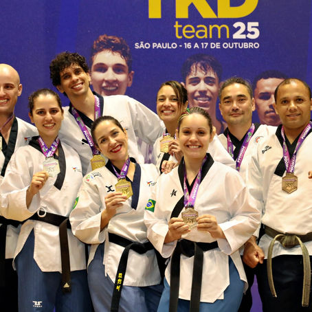 Professor Neto conquista medalhas no Campeonato Brasileiro de Taekwondo e garante vaga para o Grand Slam 2025