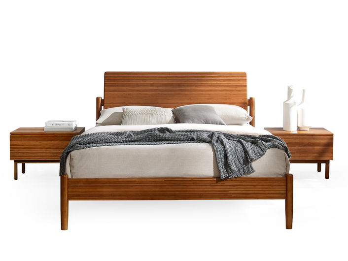 Greenington bed and nightstands