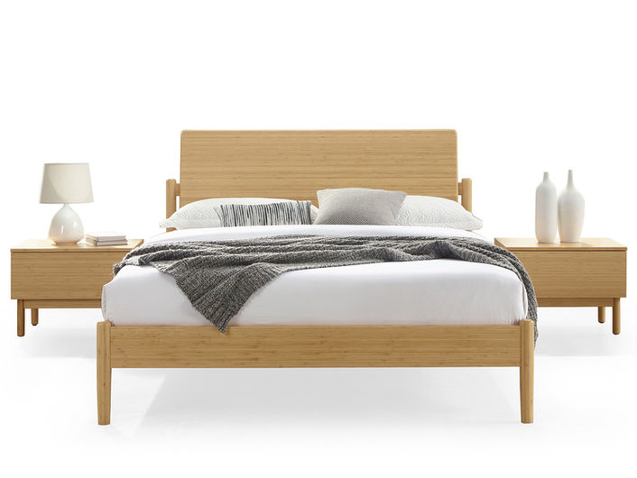 Greenington bed and nightstands