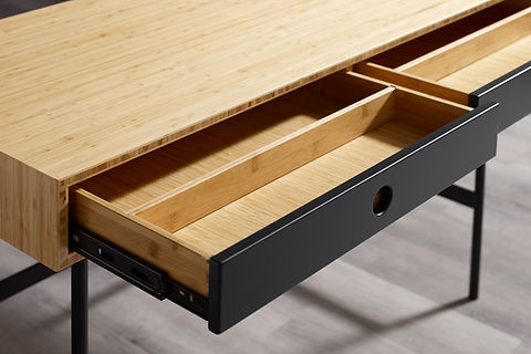 Greenington Santa Cruz desk drawer detail