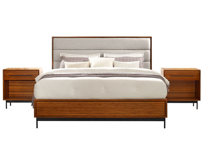 Greenington bed and nightstands