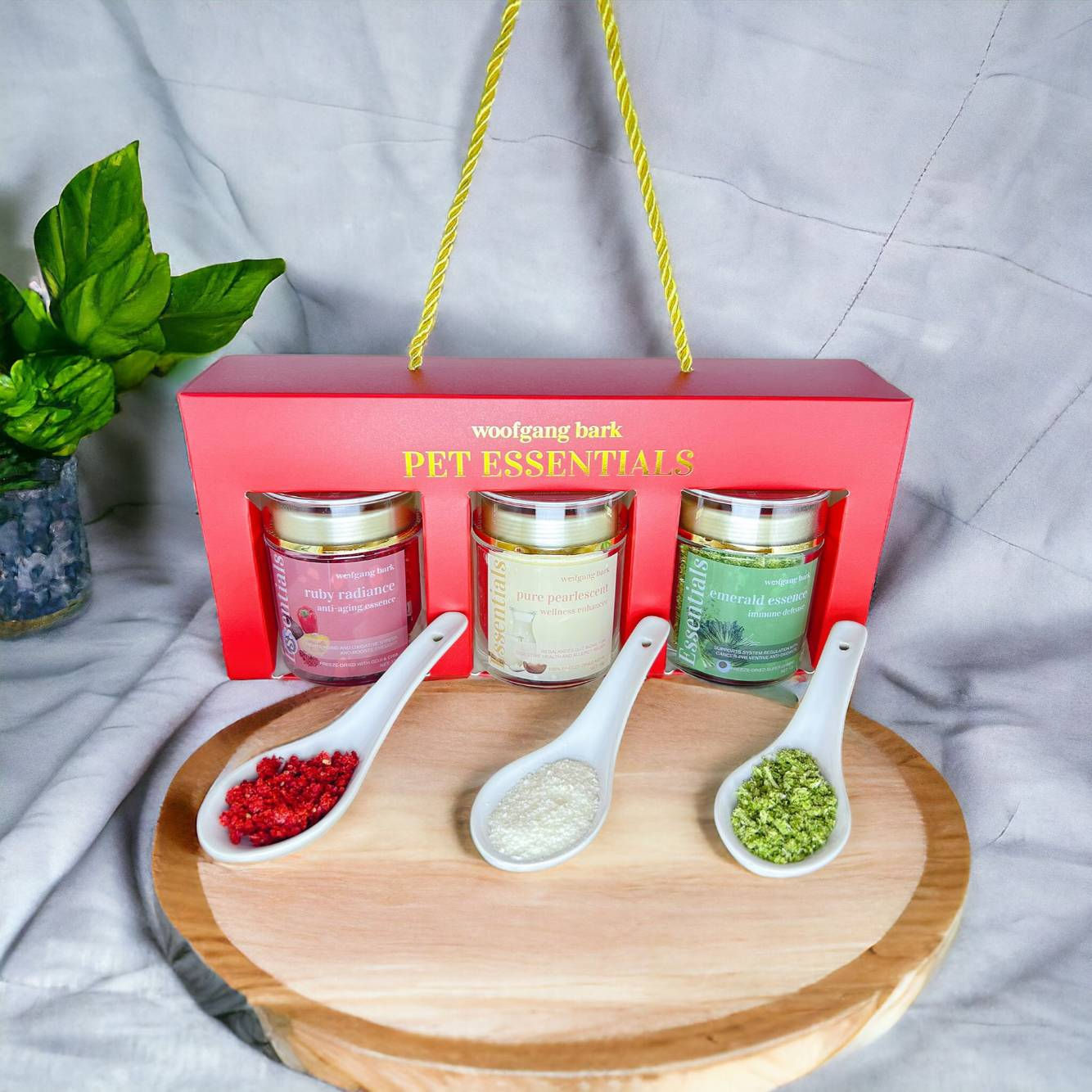 Pet Essentials Gift Pack (Inc. Pure Pearlescent Wellness Enhancer, Ruby Radiance