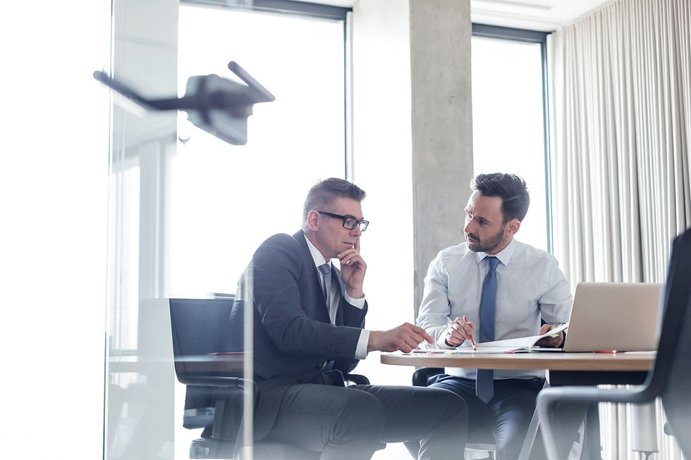 Besprechung im Büro