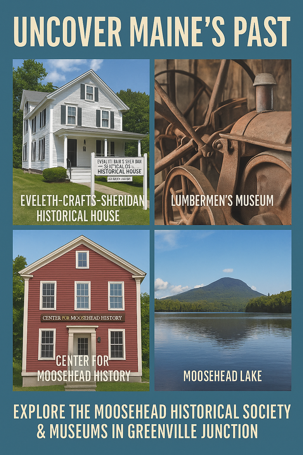 Uncover Maine’s Past: Explore the Moosehead Historical Society & Museums in Greenville Junction
