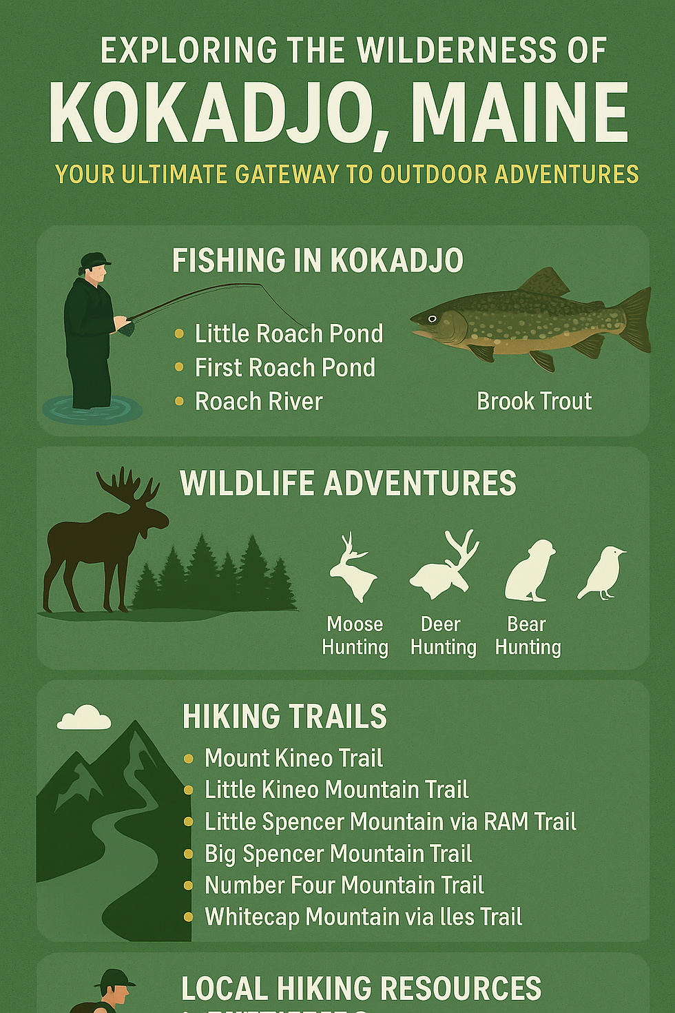 Exploring Kokadjo, Maine | Fishing, Moose Watching & Outdoor Adventures