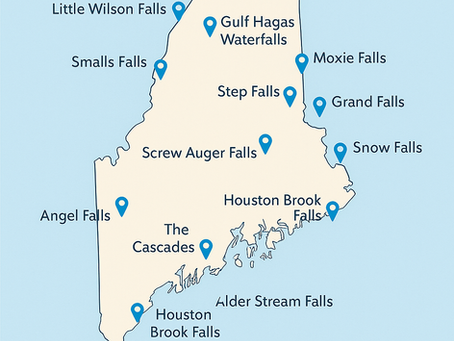 Chasing Cascades: Discover the Most Beautiful Waterfalls in Maine