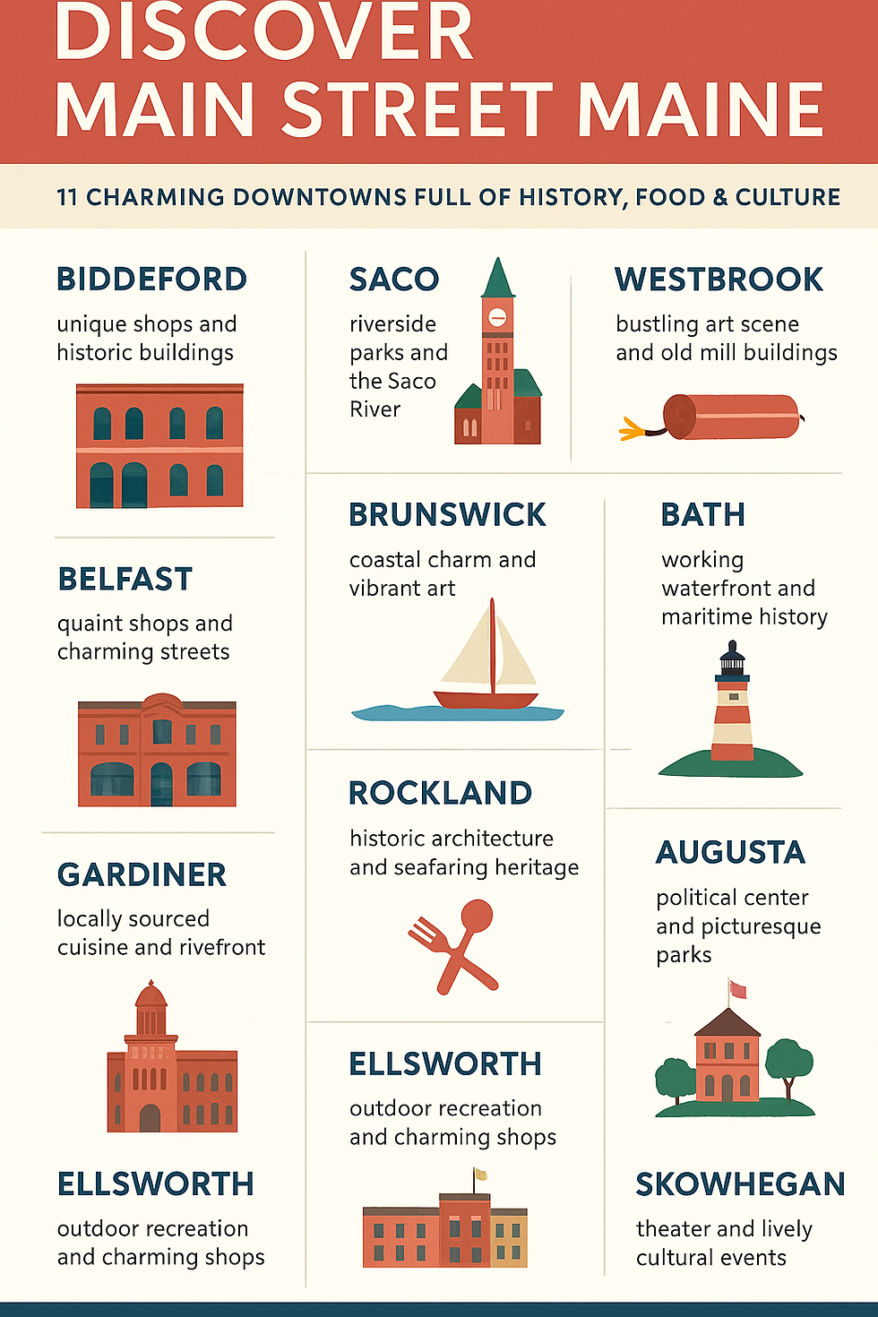 Discover Main Street Maine: 11 Historic Downtowns Full of Charm, Culture & Community